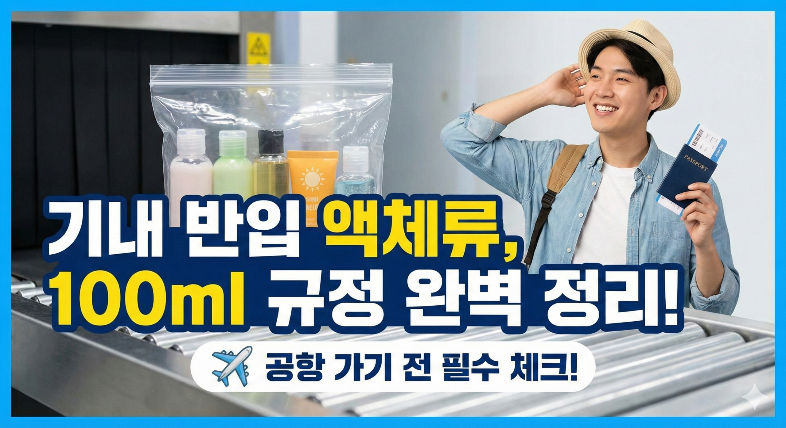 기내반입 액체류 100ml 규정